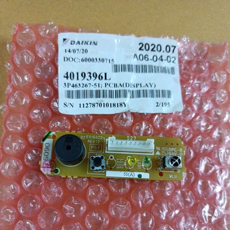 900269 ตัวรับสัญญารีโมทไดกิ้น รุ่น FTM13PV2S FTM18PV2S  แท้