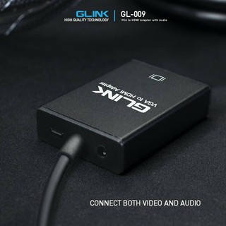 อุปกรณ์แปลงภาพ VGA เป็น H DMI GLINK รุ่น GL-009 ต่อเสียงเพิ่มได้ #5