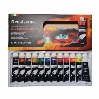 Renaissance Oil Colour Set 12x12 ml. สีน้ำมัน เรนาซองซ์  (8851907291532)