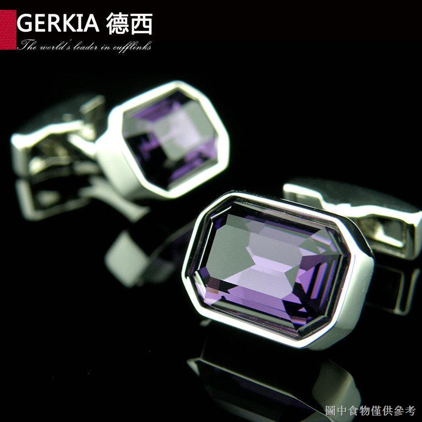[กระดุมข้อมือผู้ชาย Cuff Studs] Desi Classic Crystal Cufflinks Mens French Shirt Cuff Studs Cufflink