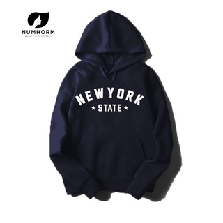 【RY-ร้านแฟชั่น】Numhorm เสื้อกันหนาวมีฮู้ด เสื้อฮู้ด เสื้อกันหนาว ลาย NEW YORK พร้อมส่งใหม่