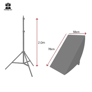 โคมไฟต่อเนื่อง50x70cm + ขาตั้งไฟ2เมตร