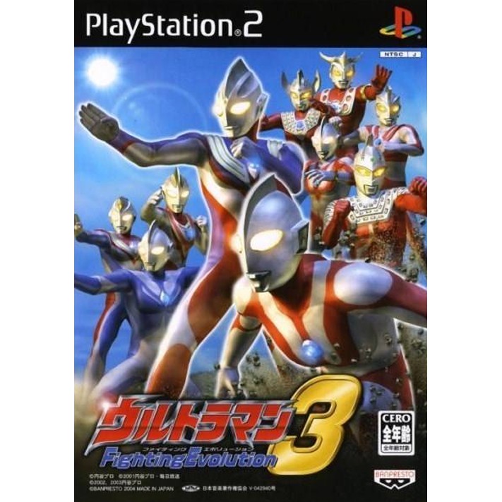 แผ่นเกมส์ Ultraman Fighting Evolution 3 PS2 Playstation2 คุณภาพสูง ราคาถูก
