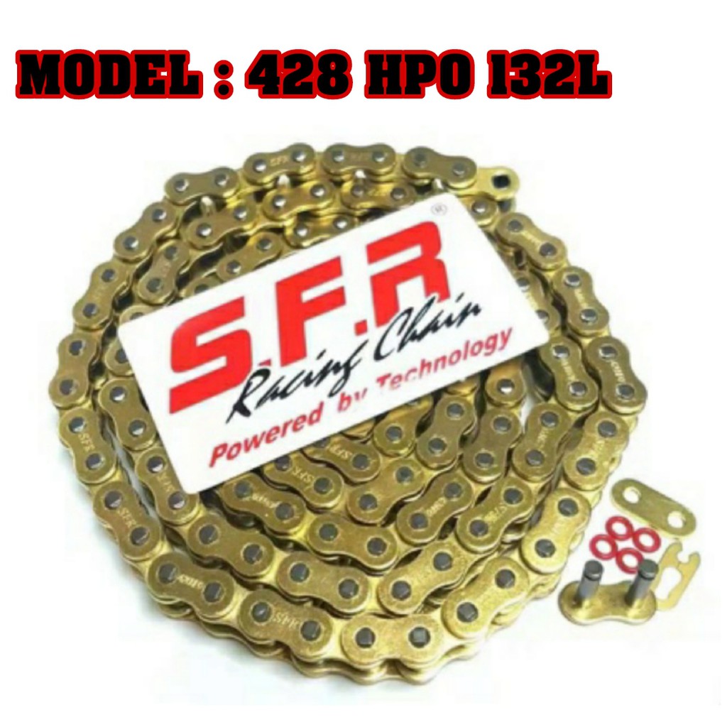 SFR ยี่ห้อ 428 HPO 132L โอริงโซ่ทอง