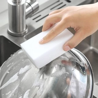 ฟองน้ำมหัศจรรย์ ฟองน้ำนาโน ขจัดคราบ ฟองน้ำเมลามีน MAGIC SPONGE ฟองน้ํานาโน ฟองน้ำทำความสะอาด ฟองน้ำขจัดคราบ