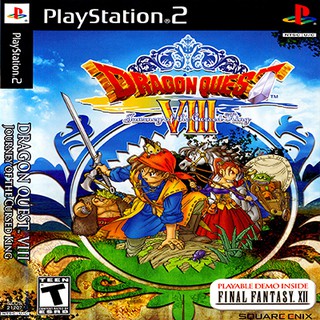 แผ่นเกมส์ PS2 (คุณภาพ) Dragon Quest VIII (USA)