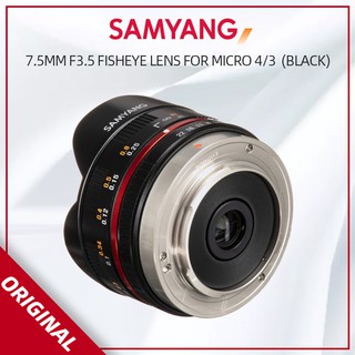 Samyang 7.5 mm F 3.5 เลนส์ Fisheye สำหรับ ( สีดำ / เงิน )