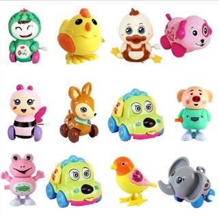 รวม ของเล่นไขลาน ไม่ต้องใช้ถ่าน ของเล่น เป็ดน้อยขี่รถ กดหัววิ่งได้ เป็ด scooter กบ ลูกเจี๊ยบ ไขลาน
