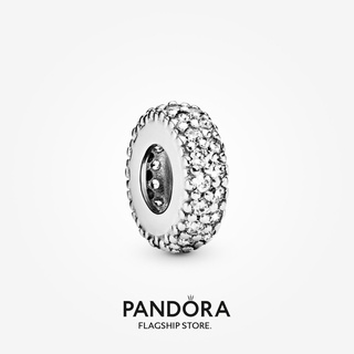 Pandora ชาร์มสเปเซอร์ประกายใส diy ของขวัญวันเกิด สําหรับสุภาพสตรี p825