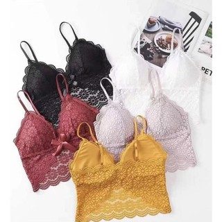 Pretty Bra PB-323 เสื้อในสายเดี่ยวลายลูกไม้ เซ็กซี่ ใส่สบาย