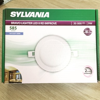 ดาวไลท์ โคมดาวไลท์ โคมพาแนล SYLVANIA 9w/12w LED แสงขาว ทรงกลม