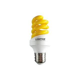 หลอดประหยัดไฟ SPIRAL COLOR 13W YL LAMPTAN | LAMPTAN | SPIRAL COLOR 13W YL หลอดประหยัดไฟ หลอดไฟ โคมไฟส่องสว่างและพัดลมเพด