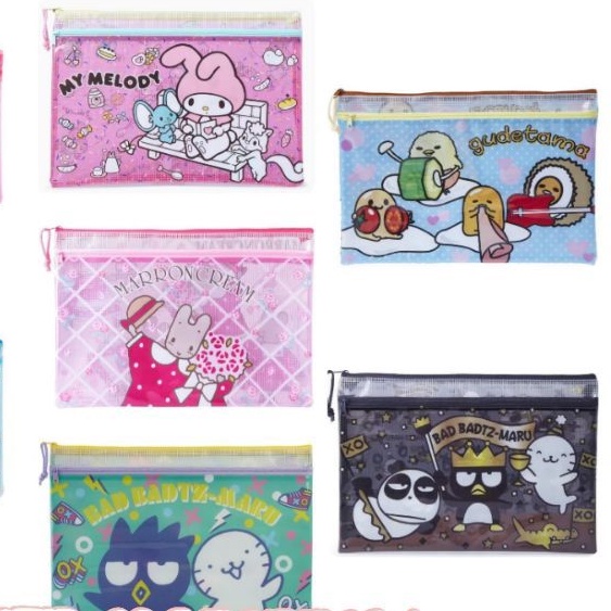 SALE📌แฟ้มเอกสารกันน้ำ SANRIO☀️ลายสะสม