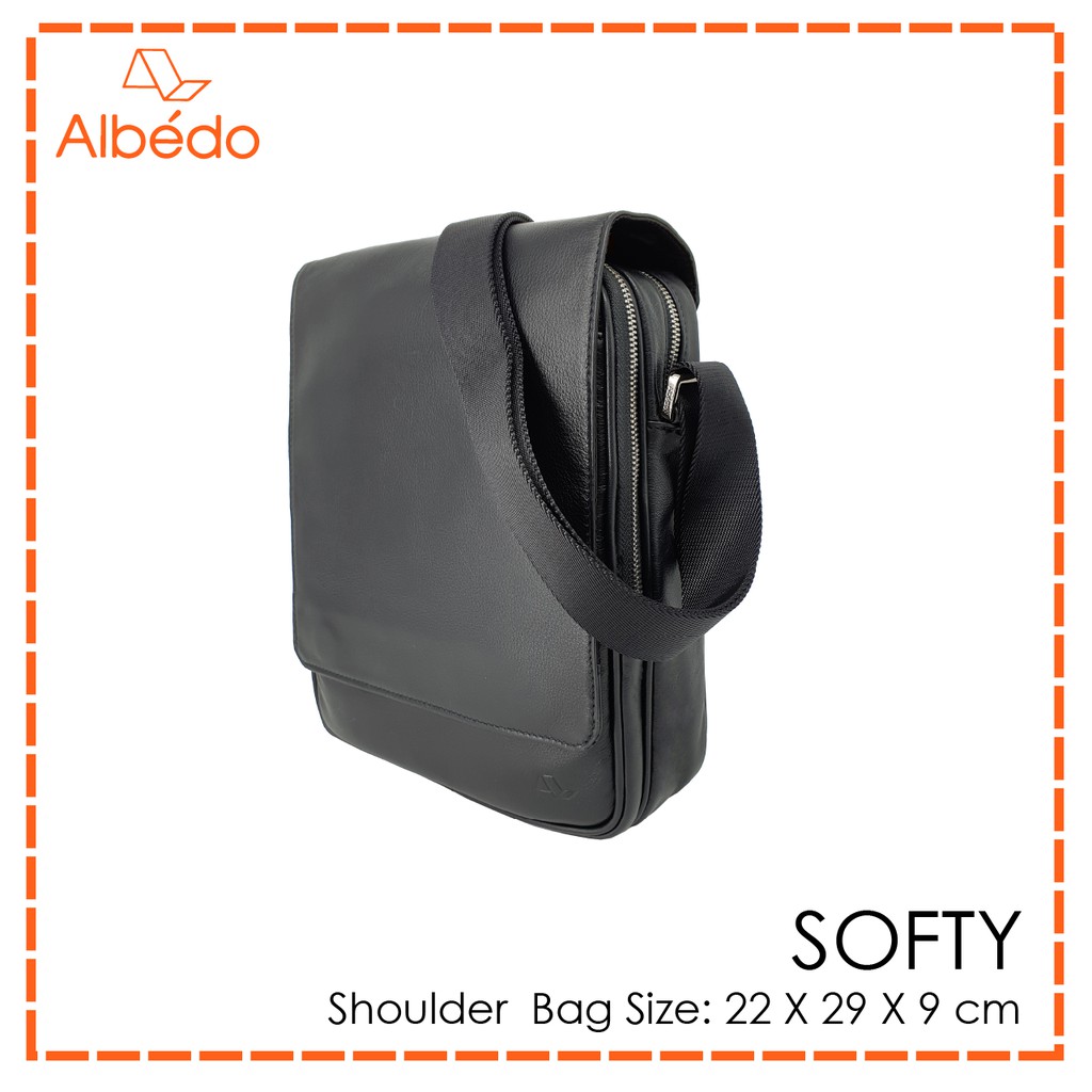 [Albedo] SOFTY SHOULDER BAG กระเป๋าสะพายข้าง หนังแท้ รุ่น SOFTY - SY02999/SY02979
