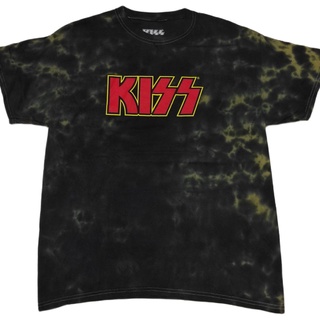 GVO3    ตรง  เสื้อยืดวง KISS  มัดย้อม ลิขสิทธิ์แท้ ปี 2021   ผู้ชาย     คืนเงิน