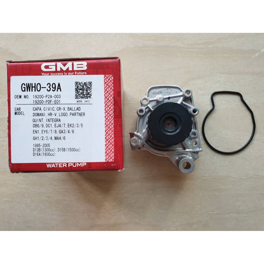 ปั๊มน้ำ HONDA CIVIC95,96-CITY965,V-TEC,D13B,16A,D15B GMB แท้ๆ ราคาลูกละ 880 บาท