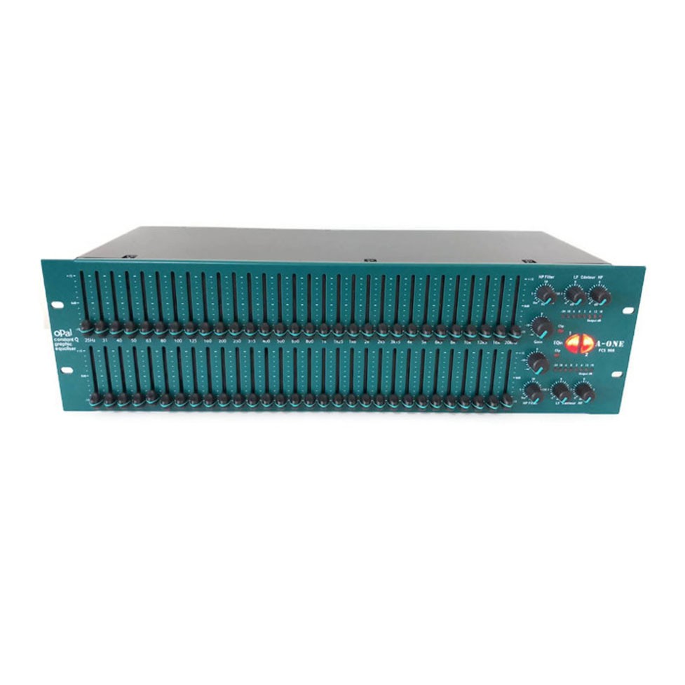 EQ อีควอไลเซอร์ 2 x 31 BAND 2 ชั้น สไลด์ยาว 31 Band Graphic Equalizer A-ONE FCS-966