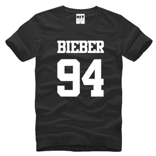 เสื้อยืดแขนสั้น พิมพ์ลาย Justin Bieber สไตล์ฮิปฮอป แฟชั่นสําหรับผู้ชายS-5XL