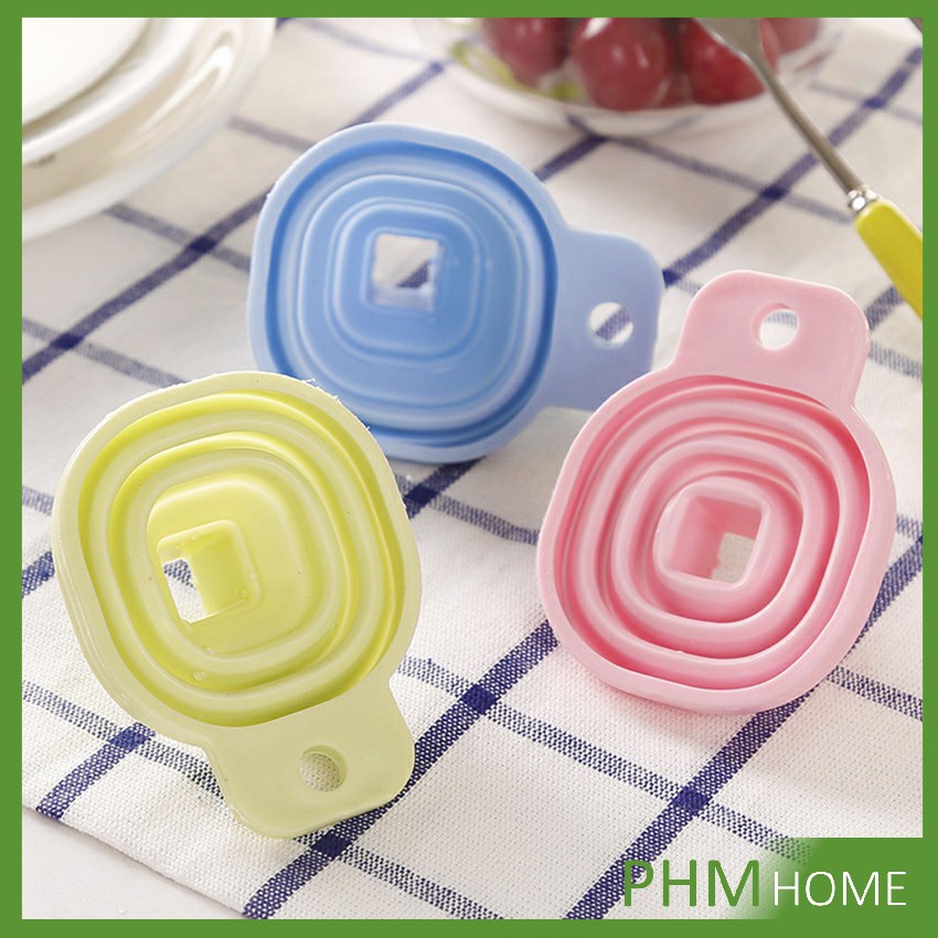 พกพาสะดวก กรวยซิลิโคน พับเก็บประหยัดพื้นที่ Silicone funnel - รูปที่ 6