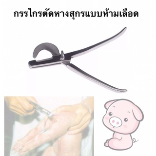 กรรไกรตัดหางลูกหมู กรรไกรตัดเขี้ยวลูกหมู ตัดหูสุกร V U