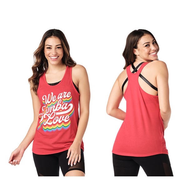 Zumba Wear (เสื้อกล้ามออกกำลังกายซุมบ้า) We Are Zumba Love Tank
