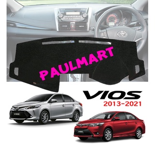 (โค้ดA8W0G ลด25.-*) พรมปูคอนโซลหน้ารถ Toyota Vios ปี 2013-2021