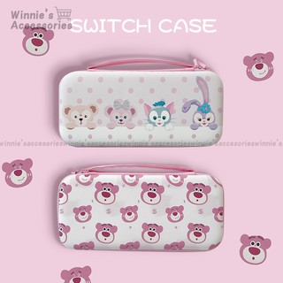 Kaws Switch Storage Bag สำหรับ Nintendo Switch NS Cartoon Bag Duffy Lotso Portable Shock-Proof Elastic Band Switch Lite Case Cover