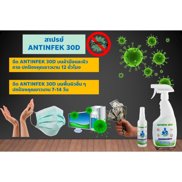 Antinfek 30D Disinfectant Spray Human Protect