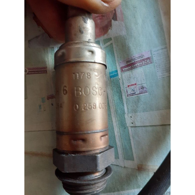 Oxygen sensor 1735680 ออกซิเจนเซ็นเซอร์ BMW E34 เครื่อง m50 ยาว 1450 mm part no. 11 78 1 735 680