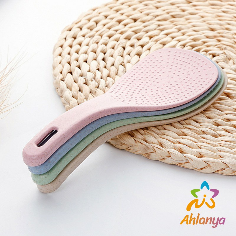 Ahlanya ทัพพีตักข้าว ข้าวไม่ติดทัพพี ทำจากฟางข้าวสาลี   wheat straw spoon - รูปที่ 5