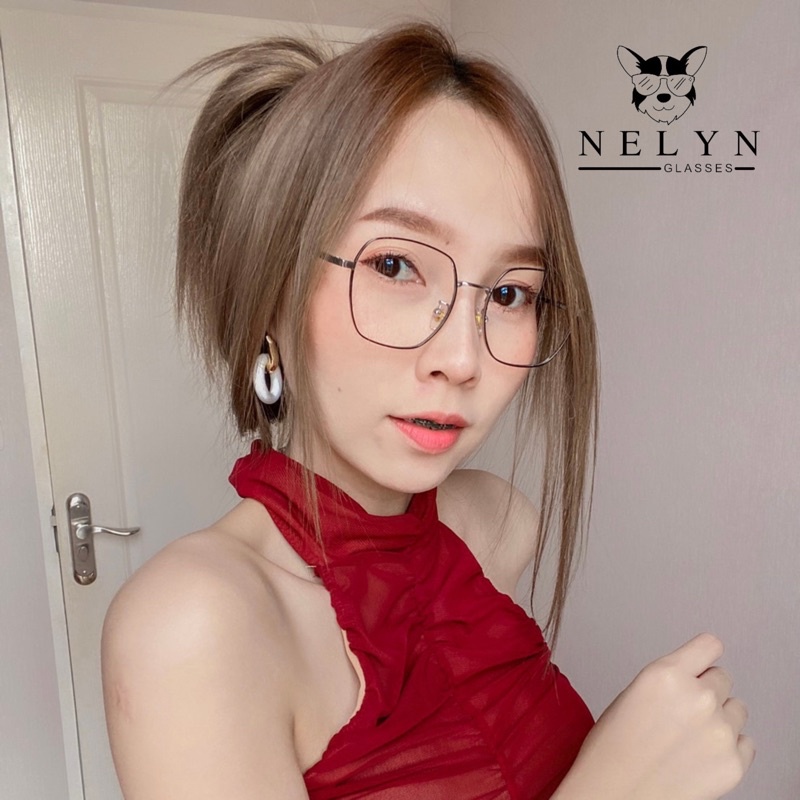 Logan : แว่นสายตา ฟรี!ตัดเลนส์สายตา กรอบโลหะ ทรงเหลี่ยม มีให้เลือก 2สี เลือกชนิดเลนส์ได้ แถมฟรีกล่อง
