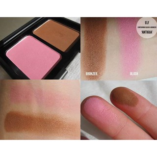 Beauty-Siam แท้ทั้งร้าน !! บลัชออนและบรอนเซอร์ E.L.F. CONTOURING BLUSH &amp; BRONZER สี ANTIGUA