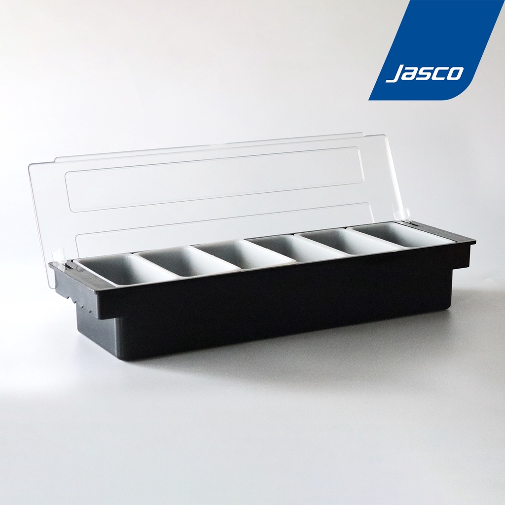 Jasco กล่องใส่เครื่องปรุง/ผลไม้ 6 ช่อง Condiment Dispenser #GRP-1 – โปรปัง