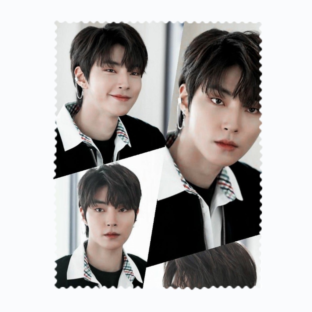 ผ้าเช็ดแว่นตา เช็ดเลนส์ ผ้าไมโครไฟเบอร์ ฮวังอินยอบ Hwang In-yeop