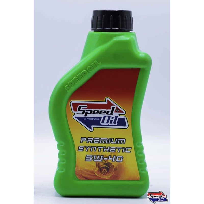 Speed Oil 5W-40 น้ำมันเครื่องสังเคราะห์แท้ 100% สำหรับเครื่องยนต์ดีเซล ขนาด 1 ลิตร