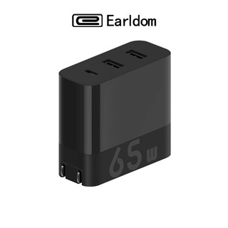 Earldom ZMI HA835 / AL301 หัวชาร์จ 65W 3พอร์ตชาร์จ (1 Type-C / 2 USB-A) ใช้พร้อมกันได้สูงสุด 3 อุปกรณ์