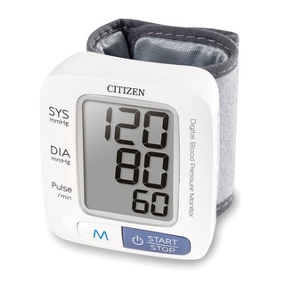 เครื่องวัดความดันโลหิตระบบดิจิทัล CITIZEN รุ่น CH-650 ใช้วัดความดันโลหิตและชีพจรทางข้อมือ