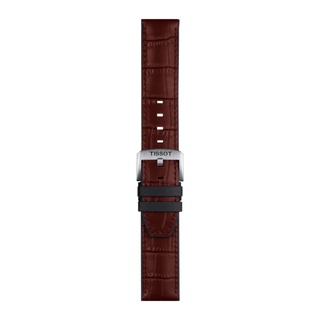 Tissot Black, Brown Rubber and Leather Strap Lugs 22 mm ทิสโซต์ สายยางผสมหนัง สีน้ำตาล ดำ ขนาด 22 มม. T852046767