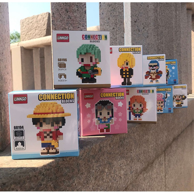 ONE PIECE & NARUTO LINKGO DIAMOND CONNECTION BLOCKS เทียนหอมขนาดเล็ก