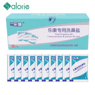 SALORIE 60 Packs Sinus Rinse Nasal Irrigation Salt Nasal Wash Salt