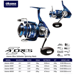 รอกสปินนิ่ง OKUMA Azores Spinning Reel