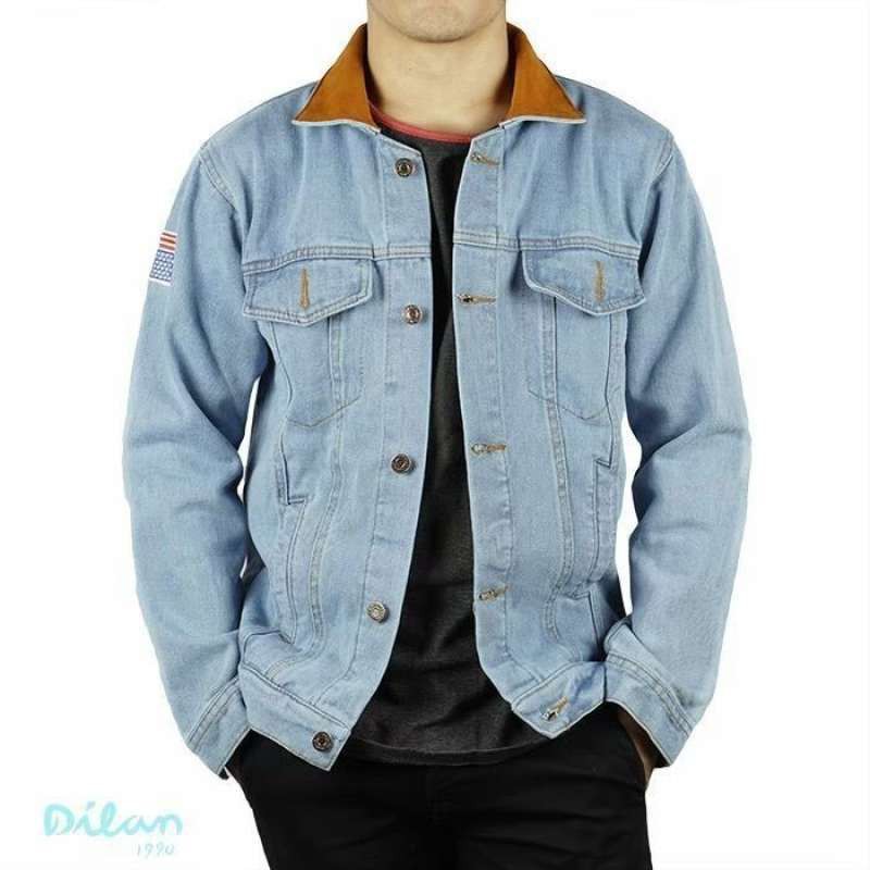Dilan Jeans Denim Jacket Jumbo M - XXXL ผู้ชายผู้หญิงเด็กชาย