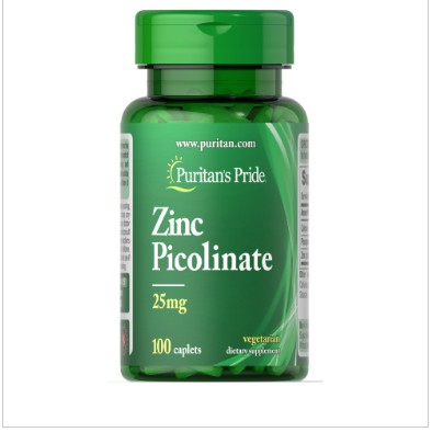 Puritan’s Pride Zinc Picolinate 25mg 100caplets รควบคุมการเกิดสิว ราคา ถูกที่สุด ดีลบีเคเค แกลเลอรีภาพที่ 2