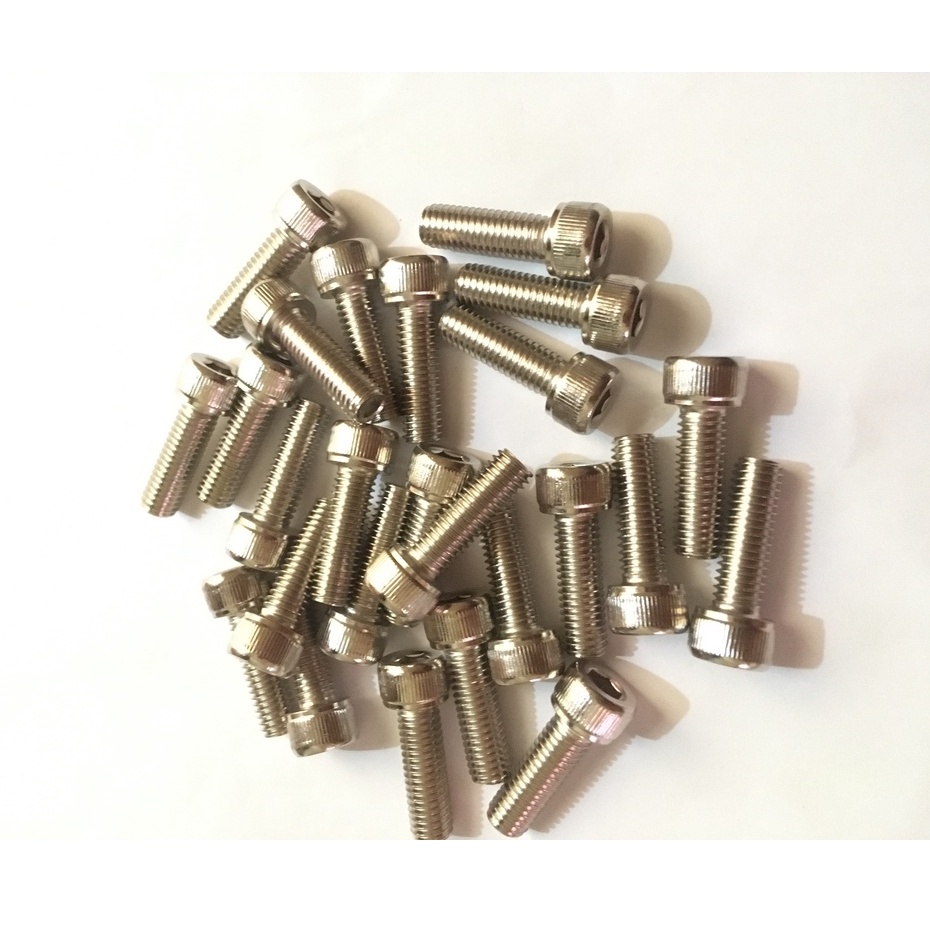 10 ชิ้น L-BOLT 8X25 L6 KEY 12