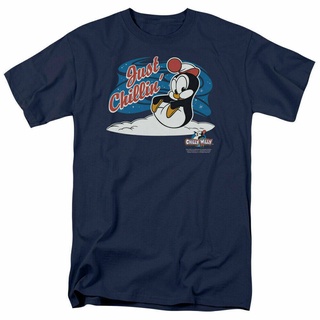 เสื้อยืด พิมพ์ลายการ์ตูน Chilly Willy Just Chillin ของขวัญ สําหรับผู้ชาย