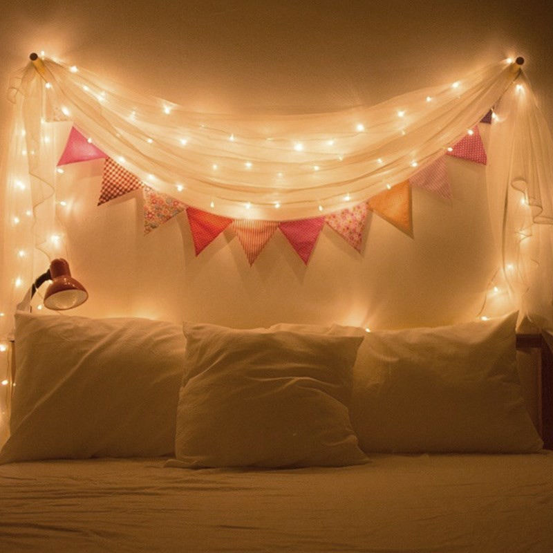 ไฟ led ไฟกระพริบ 100ดวง ไฟตกแต่งห้อง ไฟประดับห้อง ไฟแต่งห้อง ไฟเส้น led ไฟแต่งสวน ไฟตกแต่งห้องนอน ไฟหิ่งห้อย ไฟปีใหม่ - รูปที่ 2