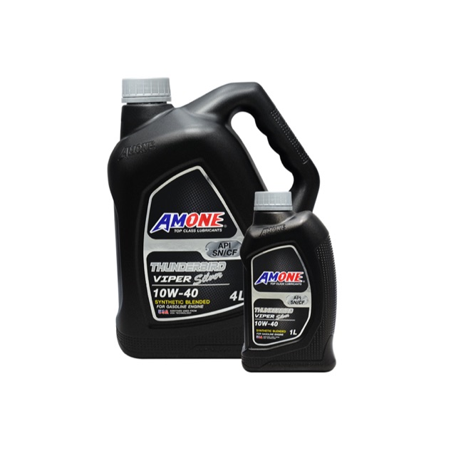 น้ำมันเครื่องรถยนต์Amone Thunderbird Viper Silver