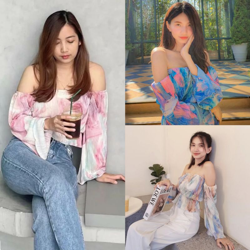 AYE💖เกาะอกต่อแขนสีสวยมาก