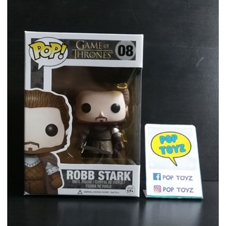 FUNKO POP Robb Stark 08 Game of Thrones ของแท้ งานเก่าเลิกผลิตแล้ว หายาก แถมกล่องใส มีของพร้อมส่งไม่ต้องรอพรีออเดอร์ GOT