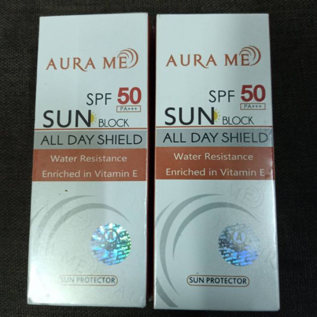 SL กันแดดออร่ามี ครีมกันแดดออร่ามี Aura me AURAME sun block SPF50 PA+++